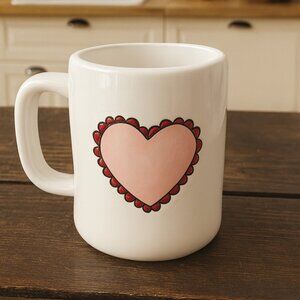 Rae Dunn Be Mine Coffee Cup Mug Artisan Collection Heart Valentine Mug